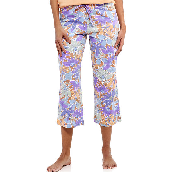 Womens HUE&#40;R&#41; Tropical Essence Capri Pajama Pants - image 