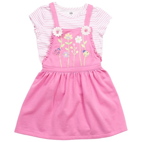 Girls (4-6x) Kids Headquarters(R) 2pc. Flowers Jumper Set