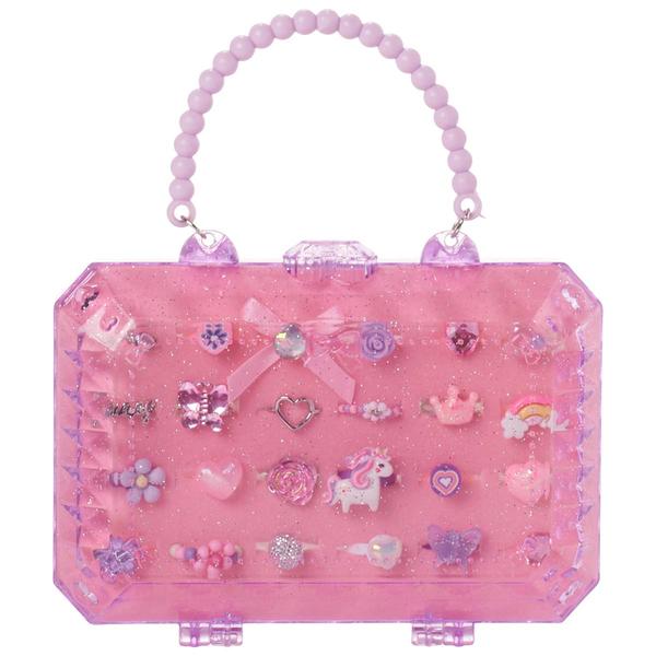 Girls Capelli(R) New York 24pc. Purse Box Ring Set - image 