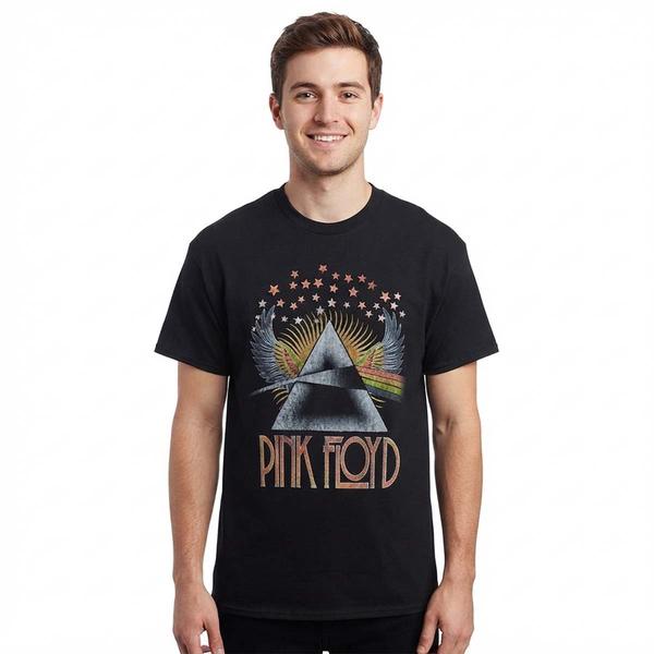 Young Mens Pink Floyd Prism Short Sleeve Tee - image 