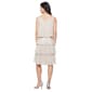 Womens SLNY Shimmer Tiered Jacket Dress - image 4