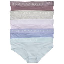 Womens Roxy 5pk. Hipster Logo Waistband Panties - RX7913-5PKAB
