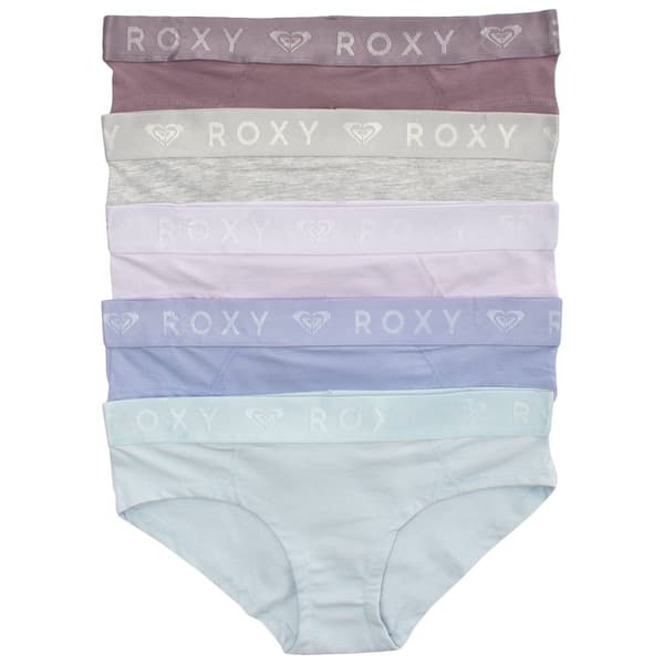 Womens Roxy 5pk. Hipster Logo Waistband Panties - RX7913-5PKAB