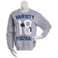Juniors Hybrid Snoopy Varsity Football Crew Fleece Sweatshirt - image 2