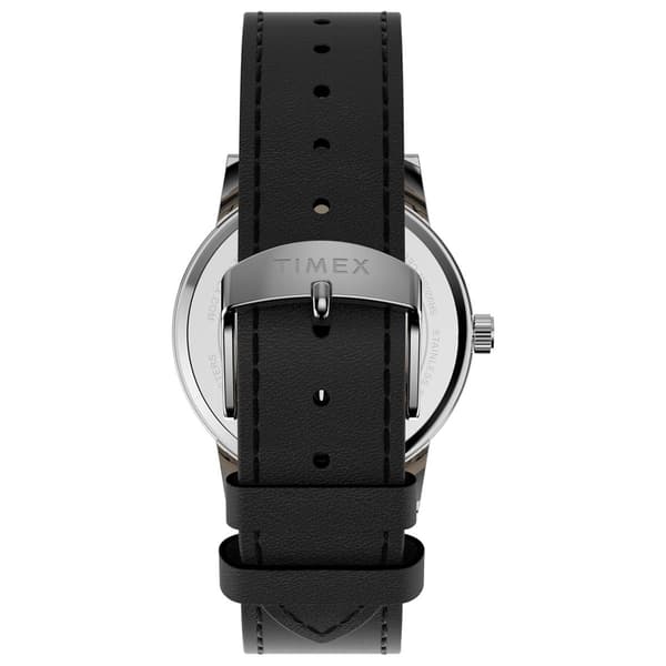 Mens Timex® Main Street Silver-Tone Dial Watch - TW2Y67300JT
