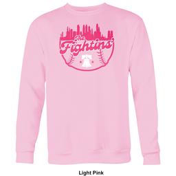 Mens Fightins'' Skyline Crew Sweatshirt