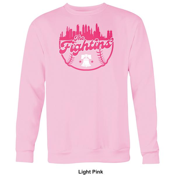 Mens Fightins'' Skyline Crew Sweatshirt