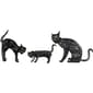 Northlight Seasonal Set of 3 LED Black Cat Outdoor Decor - image 4
