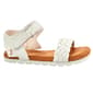 Little Girls White Mountain Tidbit Sandals - image 3