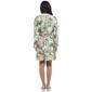 Womens Absolutely Famous Long Sleeve Print Faux Wrap Dress - image 2