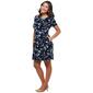 Petite Connected Apparel Short Sleeve Floral Shift Dress - image 4