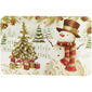Brown Hat Snowman Reversible Placemat - image 1