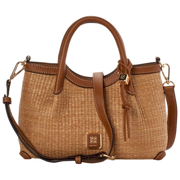 Nine West Sullivin Straw Satchel