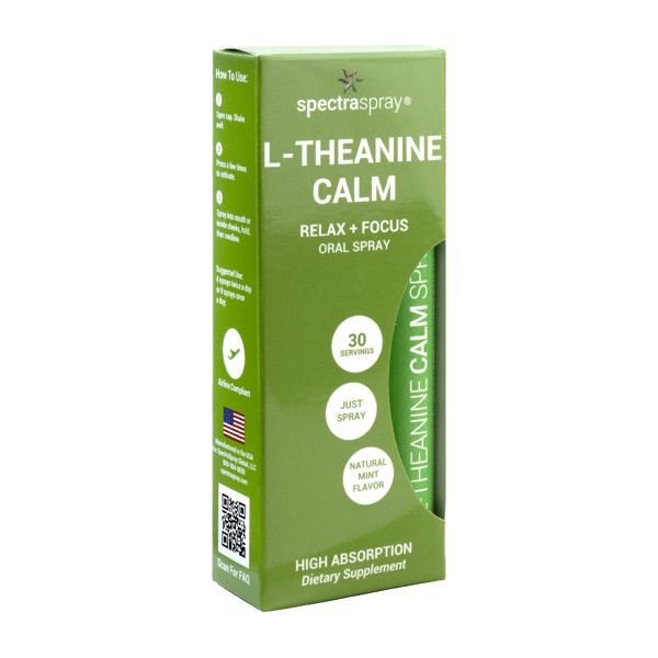 Spectraspray(R) L-Theanine Calm Oral Spray Supplement