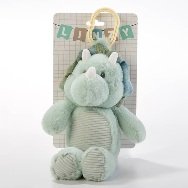 Linzy Baby 10in. Dino Stroller Toy w/ Rattle - image 