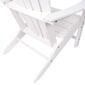 9th & Pike&#174; White Resin Traditional Outdoor Adirondack Chair - image 7