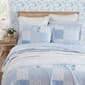 Laura Ashley Colleens Coastal Patchwork Cotton Quilt Set - image 2