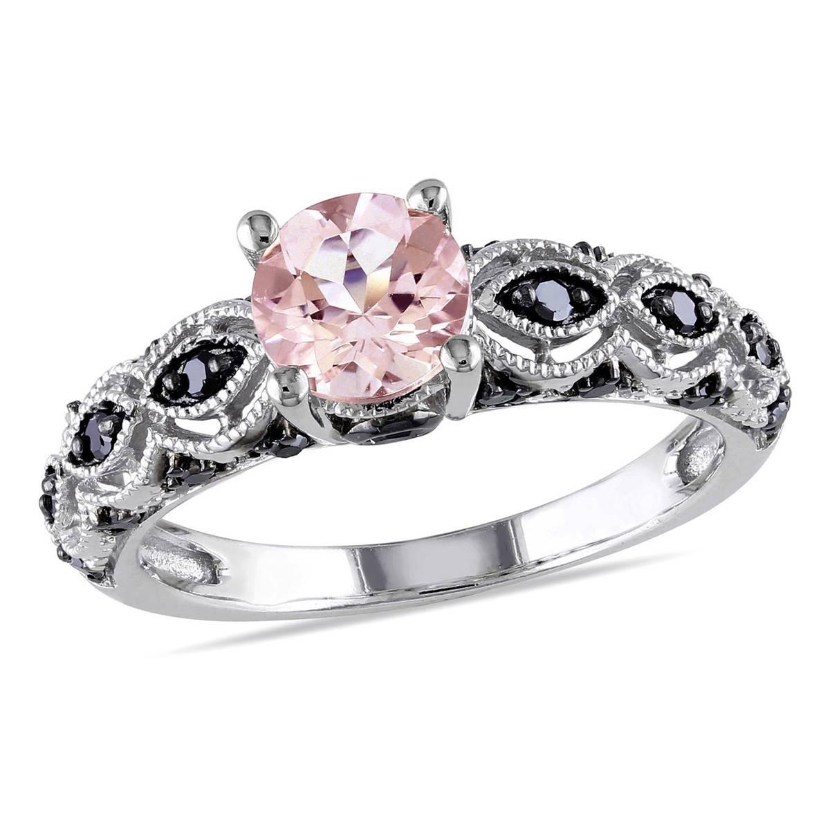 Gemstone Classics™ 1/4ctw. Black Diamond Engagement Ring