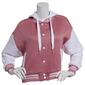 Juniors No Comment City of Angels Studded Varsity Jacket - image 1