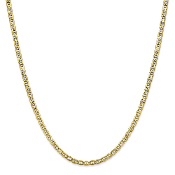Unisex Gold Classics(tm) 10kt. 3.20mm Anchor Chain Necklace