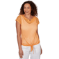 Womens Hearts of Palm Fun in the Sun Textured Knit Blouse - image 1