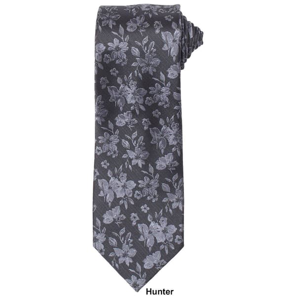 Mens John Henry&#174; Peach Floral Tie