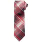 Mens Van Heusen(R) Plaid w/ White Stripe Tie - image 1