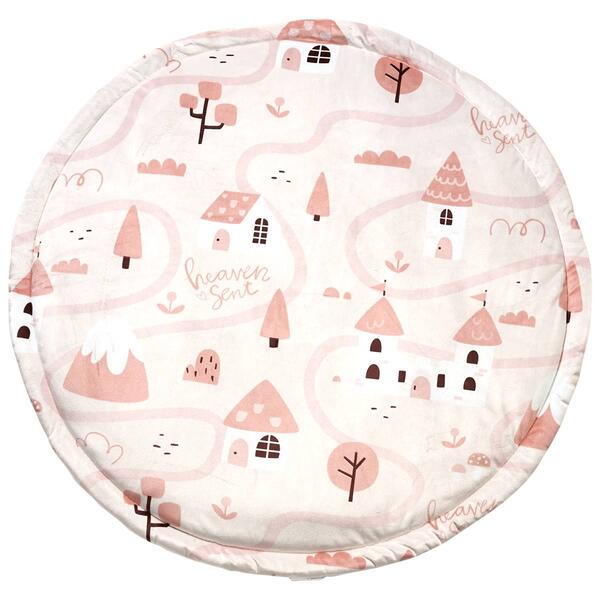 so''dorable&#40;R&#41; Heaven Sent Castle & Trees Circular Play Mat - image 