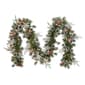 Puleo International Pre-Lit 9ft. Decorated Christmas Garland - image 1