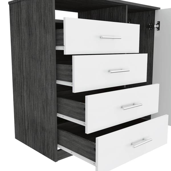 FM FURNITURE Carolina 4 Drawer Dresser