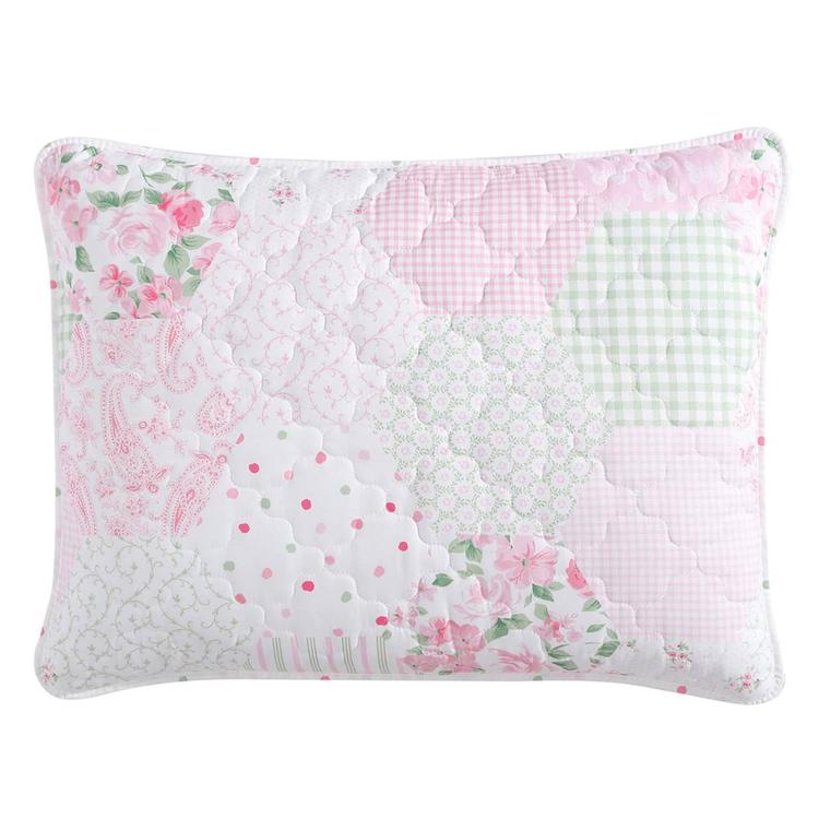 Laura Ashley Ellyn Microfiber Quilt Set