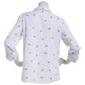 Womens Emily Daniels 3/4 Sleeve Lemon Casual Button Down - image 3