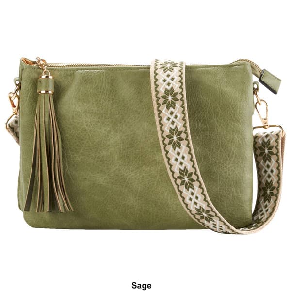 DS Fashion NY Triple Gusset Crossbody