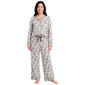 Womens René Rofé® Long Sleeve Scenic Notch Collar Pajama Set - image 2