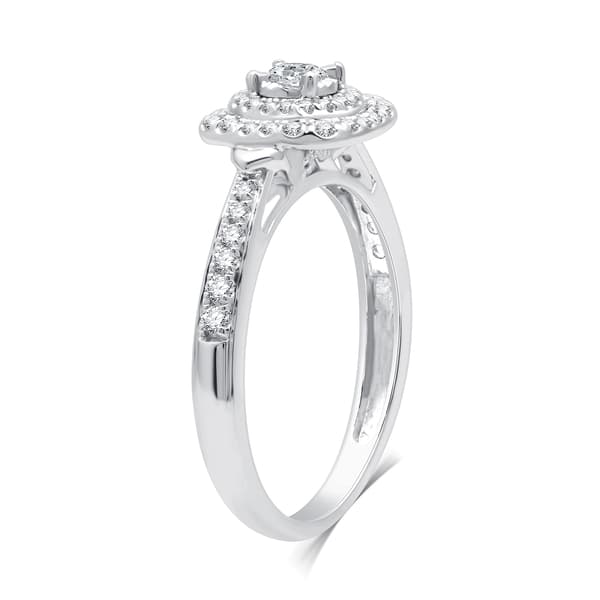 Nova Star&#174; 1/2ctw. Lab Grown Diamond Double Halo Bridal Set