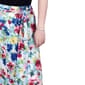 Womens NY Collection Pull On Side Tie Skirt - Pink/Blue Floral - image 3