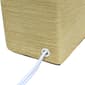 Simple Designs Petite Faux Stone Table Lamp w/Fabric Shade - image 2