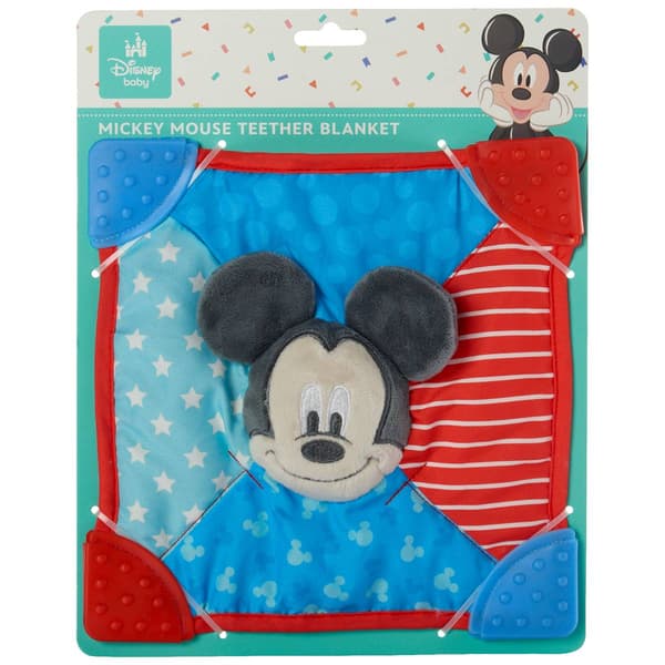 Disney Mickey Mouse Square Teether Blanket - image 