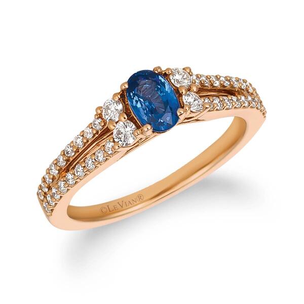 Le Vian&#40;R&#41; 1/2ctw. Blueberry Sapphire&#40;tm&#41; & Vanilla Diamonds&#40;R&#41; Ring - image 