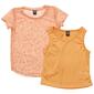 Girls &#40;4-6x&#41; Star Ride 2pc. Daisy Mesh Top & Solid Cami - image 2