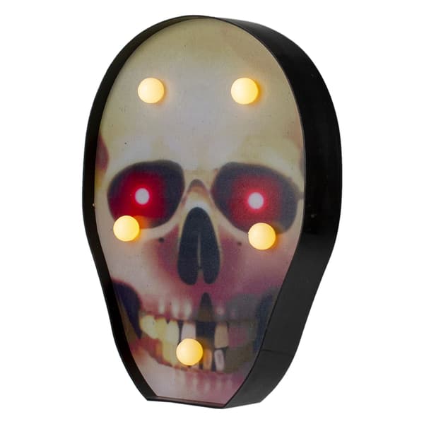 Northlight Lighted Skull Halloween Decoration