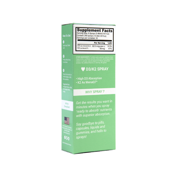 Spectraspray® Vitamin D3 + K2 Oral Spray