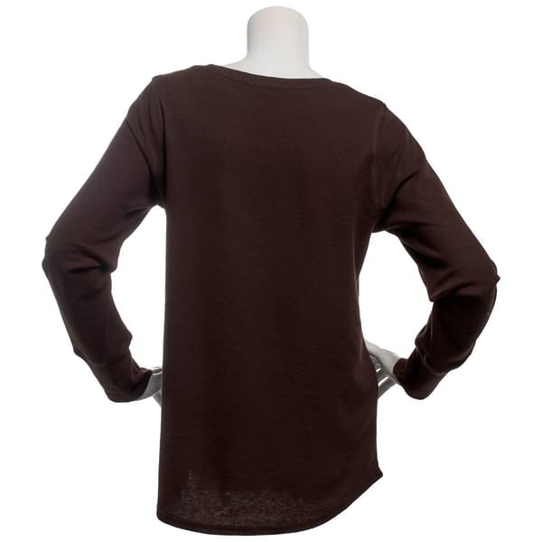 Petite Architect® Long Sleeve Solid Crew Neck Thermal Tee