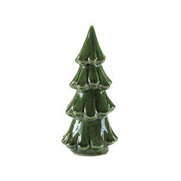 Melrose Scalloped Ceramic Pine Tree - Set of 3