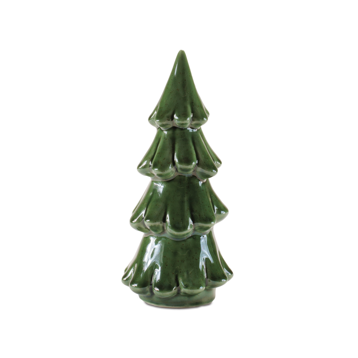 Melrose Scalloped Ceramic Pine Tree - Set of 3