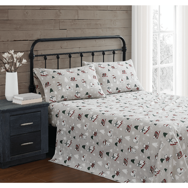 Truly Soft Polar Bear Flannel Sheet Set - image 