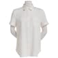 Womens Nautica Jeans Solid Dobby Camp Casual Button Down - image 2