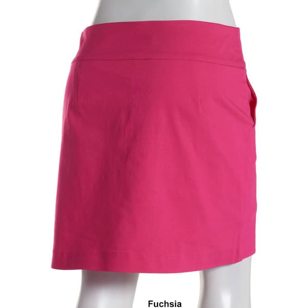 Womens Zac & Rachel Pull On Solid Skort