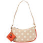 DS Fashion Poka Dot Shoulder Bag - Tan - image 1