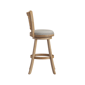HH2 Home Fairfox Natural Wood Bar Height Swivel Stool - image 4